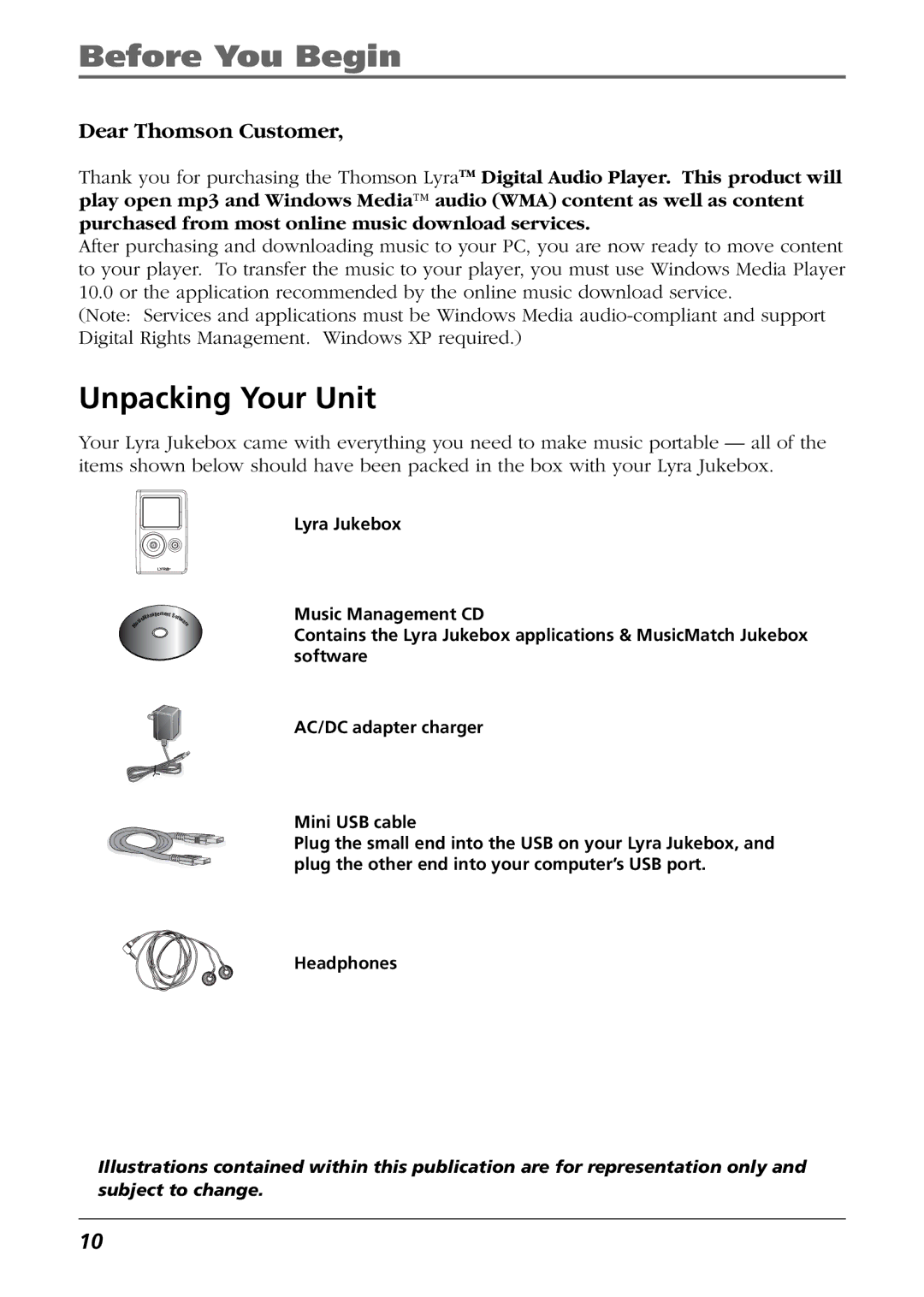 RCA PDP2811 manual Before You Begin, Unpacking Your Unit 