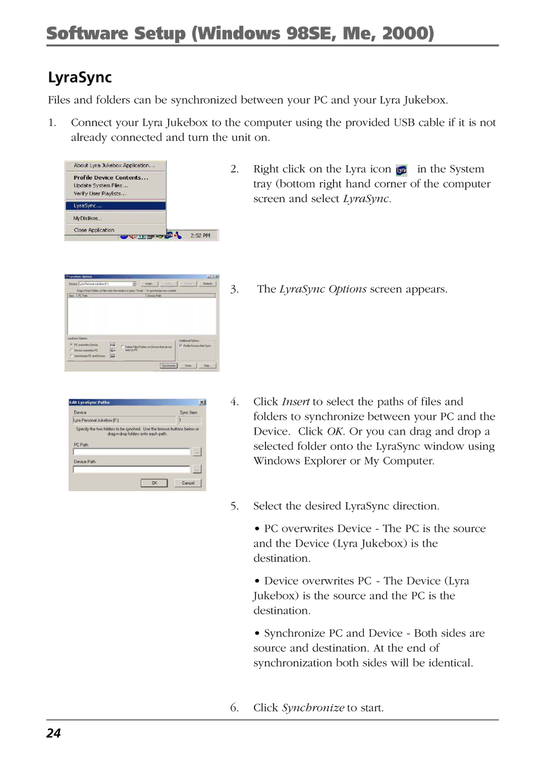 RCA PDP2811 manual LyraSync 