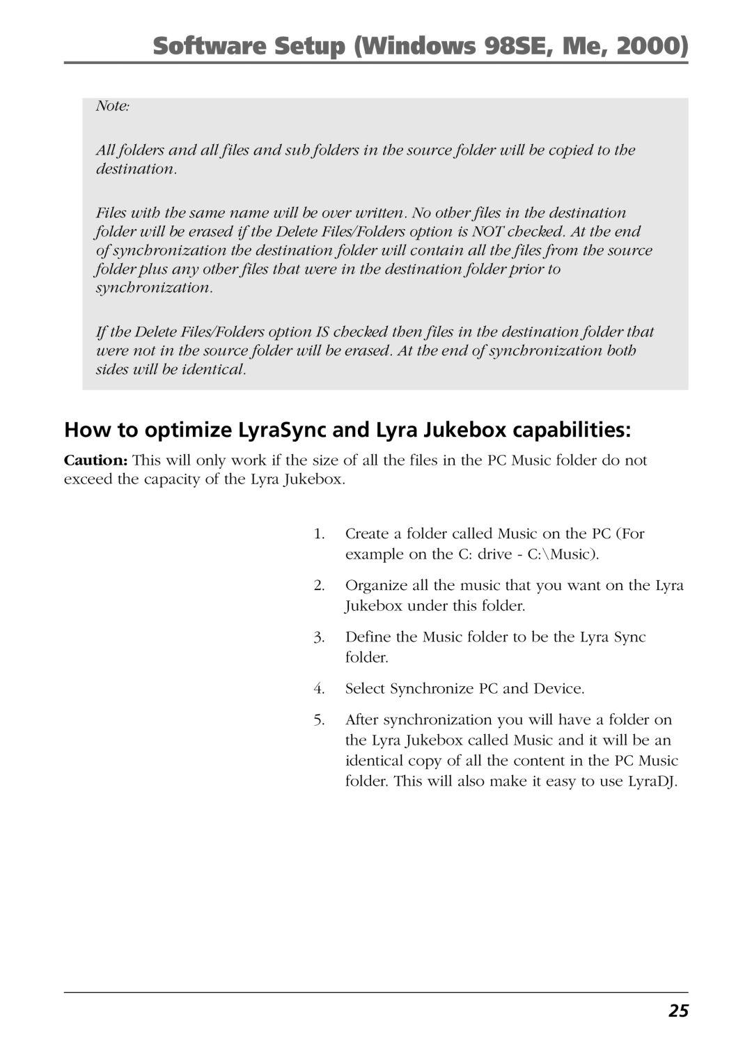 RCA PDP2811 manual How to optimize LyraSync and Lyra Jukebox capabilities 