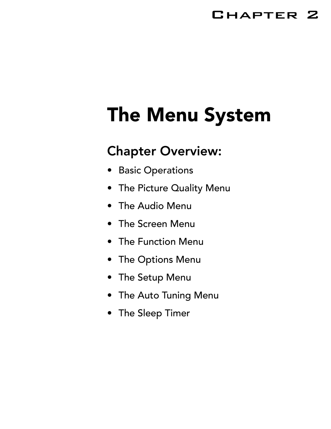 RCA PHD50300 manual Menu System 