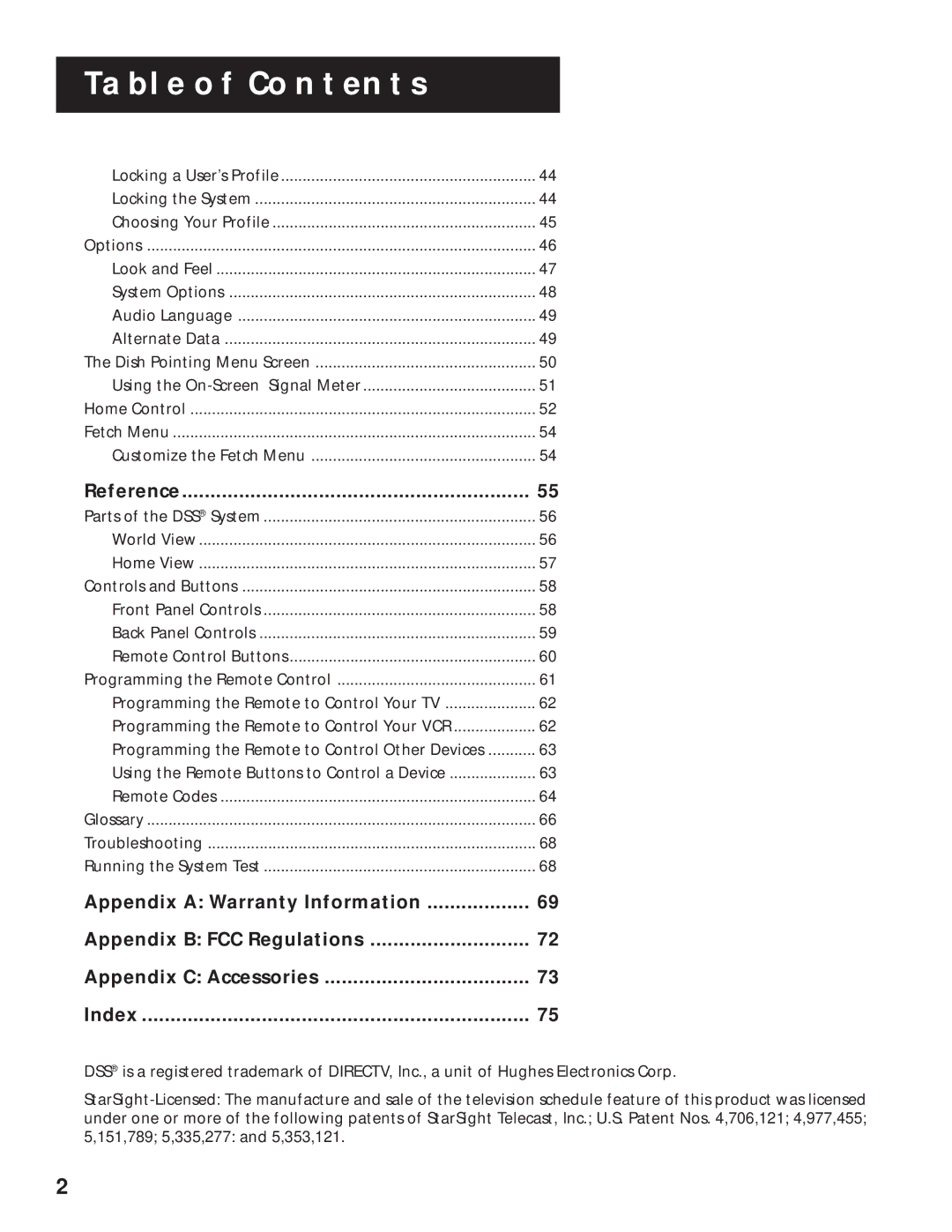 RCA pmn manual Reference 