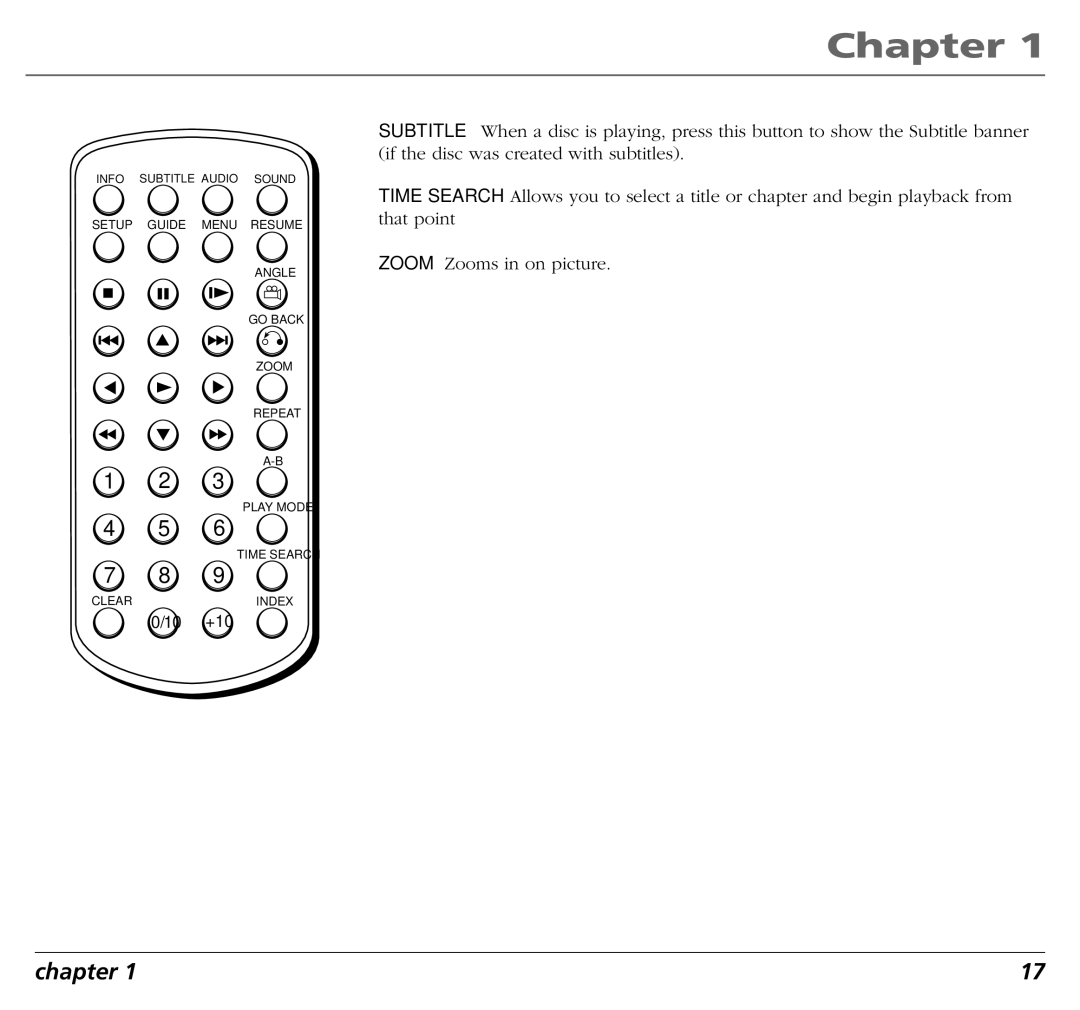 RCA RC5400P user manual Chapter 