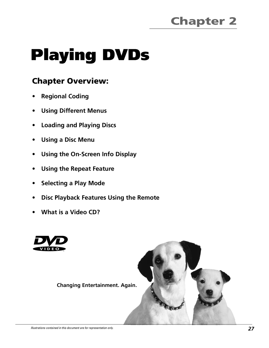 RCA RC5920P manual Playing DVDs 