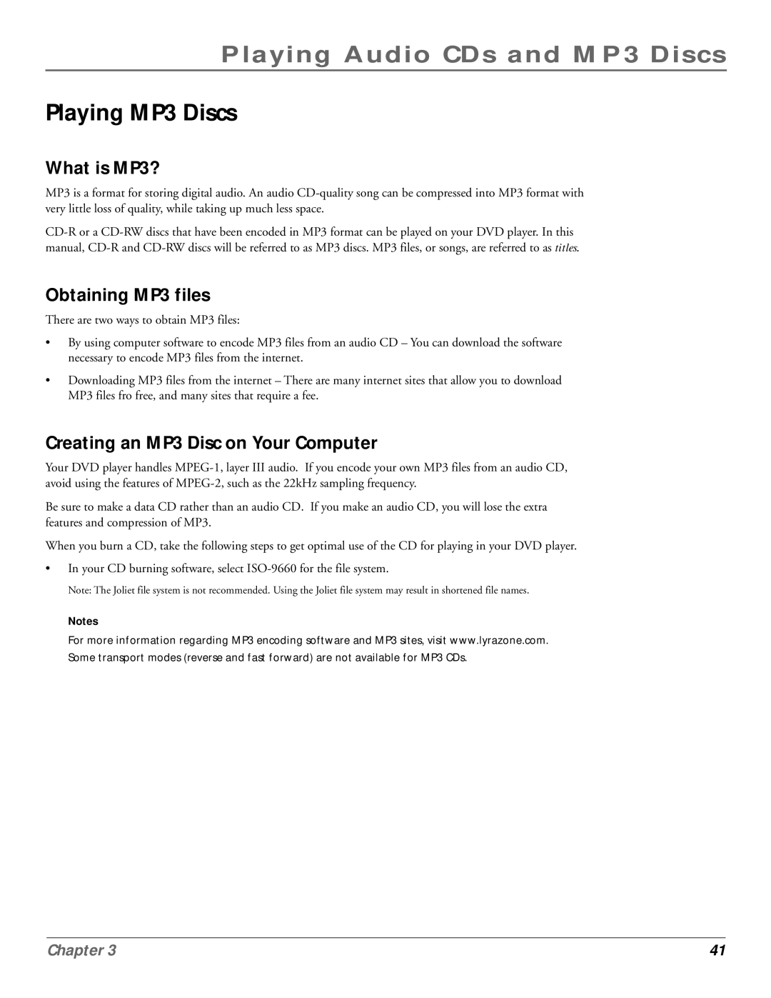 RCA RC6001P user manual Playing MP3 Discs, What is MP3?, Obtaining MP3 files, Creating an MP3 Disc on Your Computer 