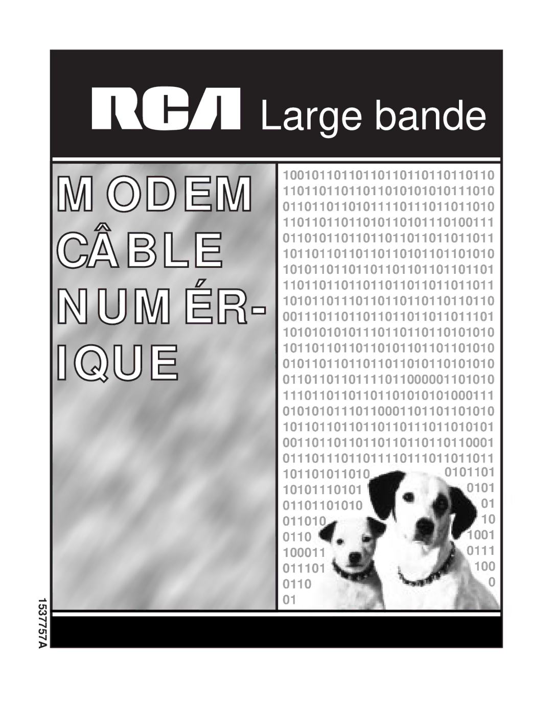 RCA RCA Broadband Digital Cable Modem, 1537757A manual Numér 