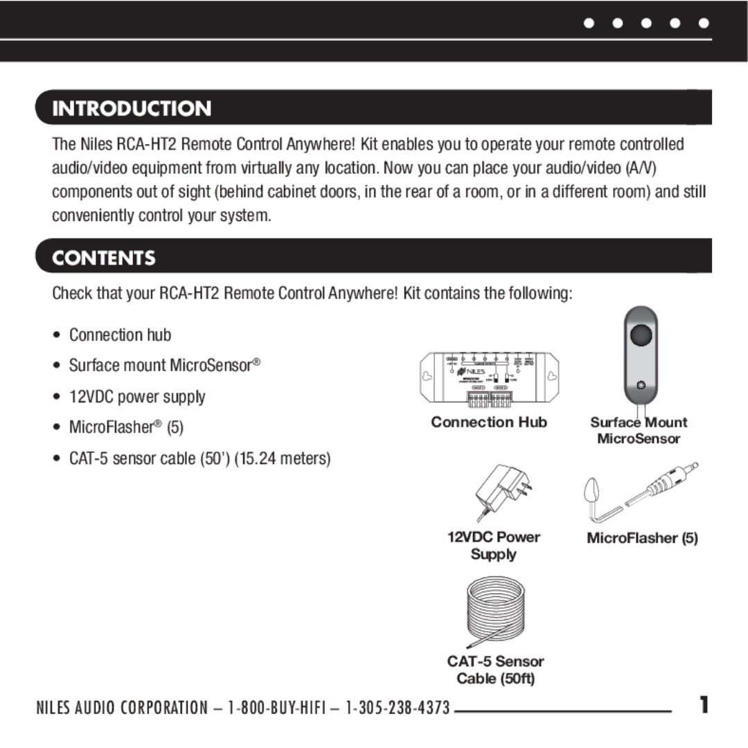 RCA DHT235AB, RCA-HT2 manual Contents 