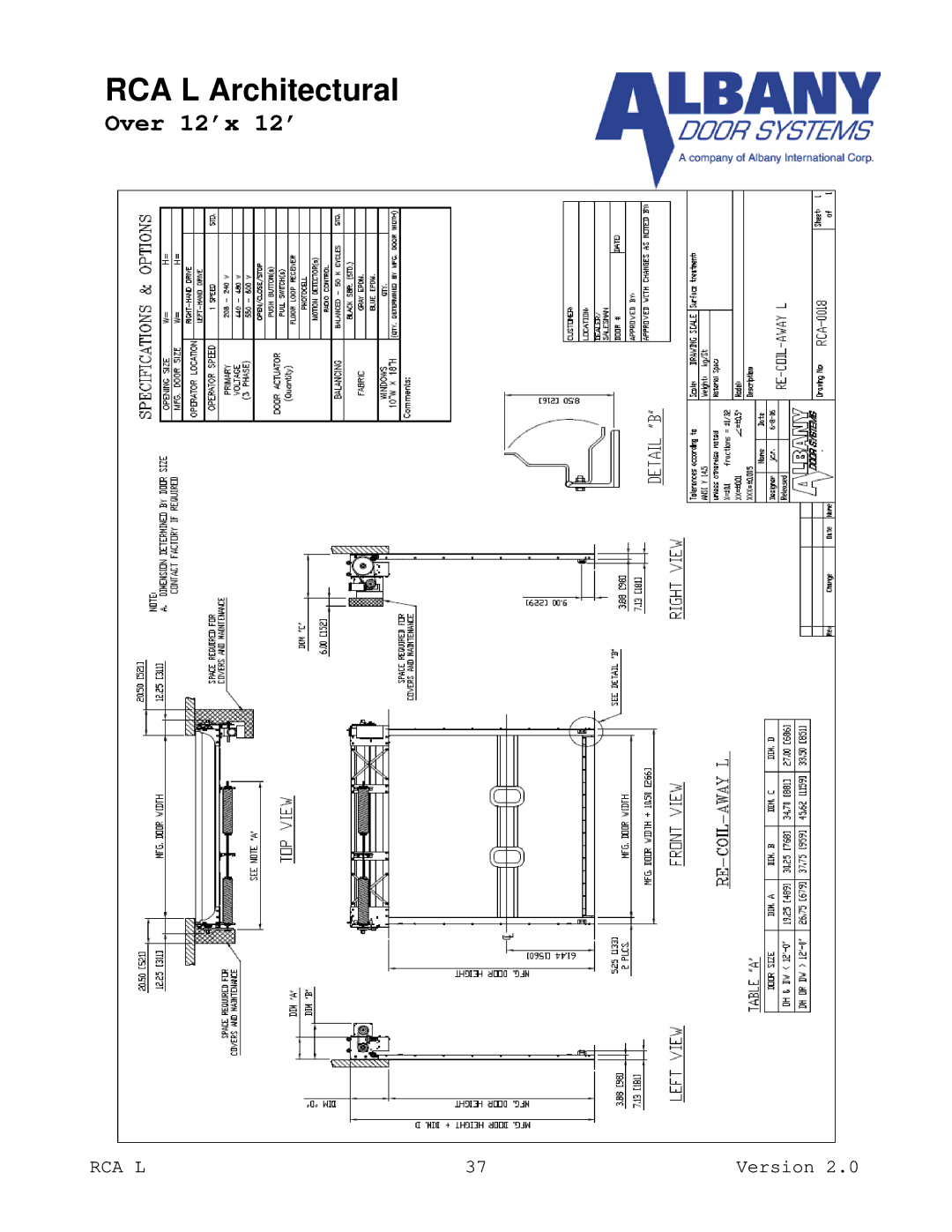 RCA RCA L owner manual Over 12’x 12’ 