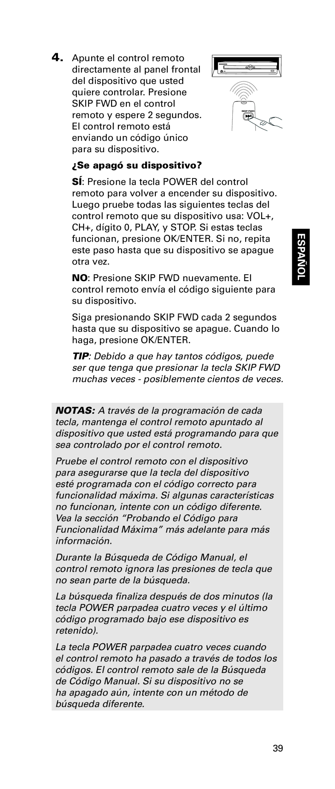 RCA RCRPS06GR owner manual ¿Se apagó su dispositivo? 