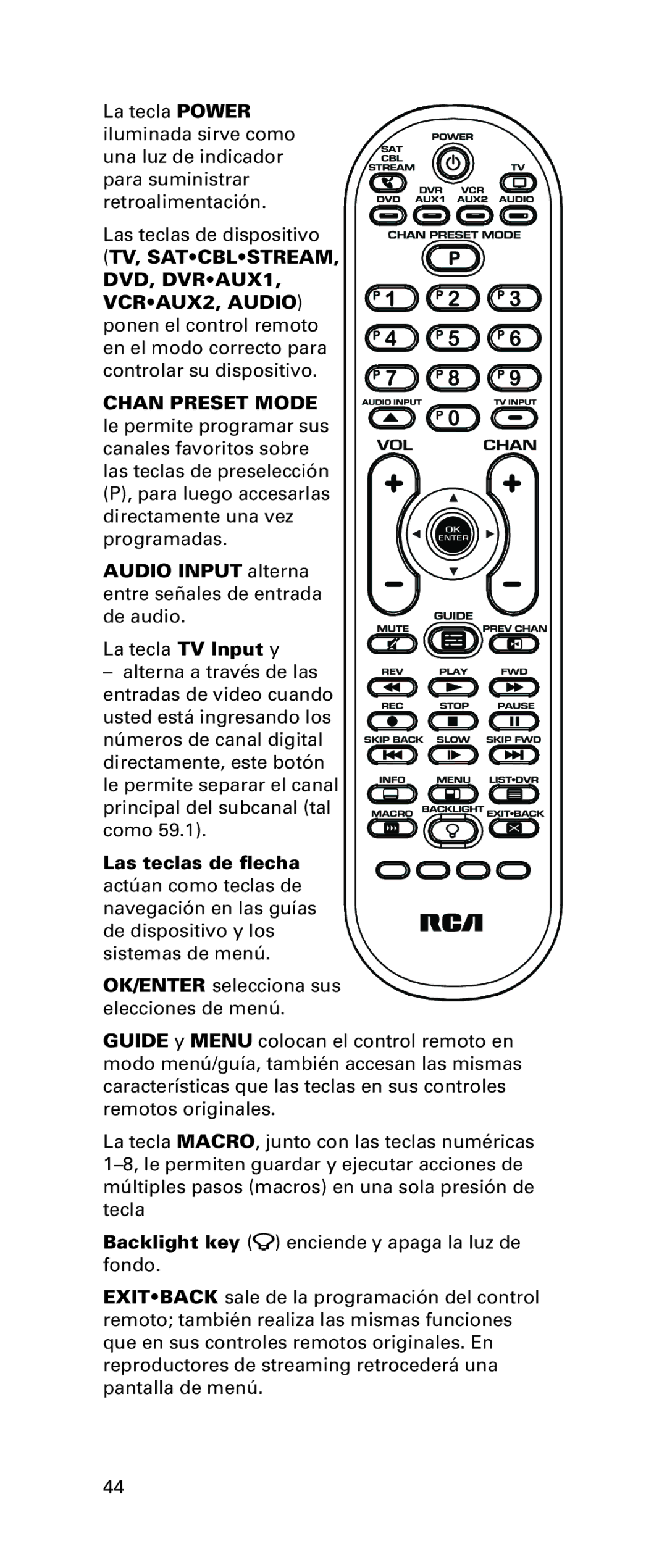 RCA RCRPS06GR owner manual TV, Satcblstream 