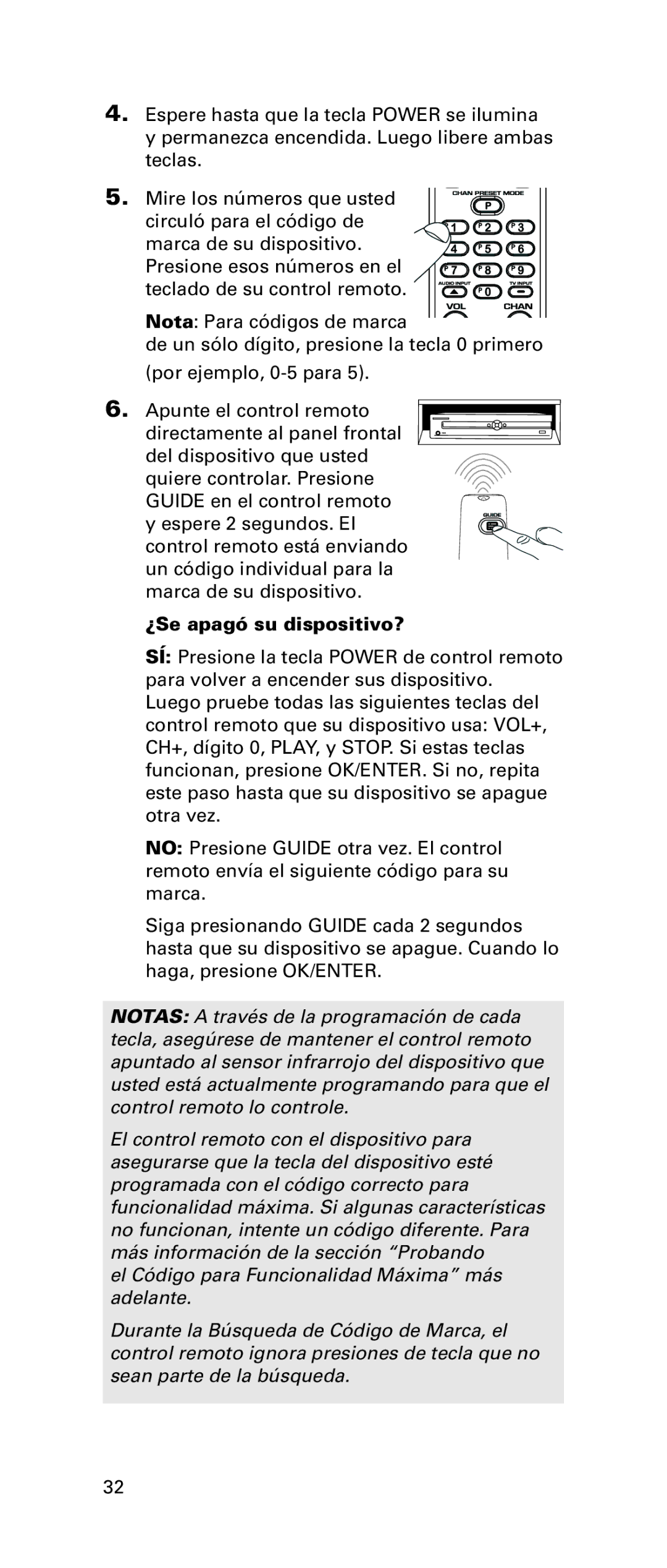 RCA RCRPS06GR owner manual ¿Se apagó su dispositivo? 