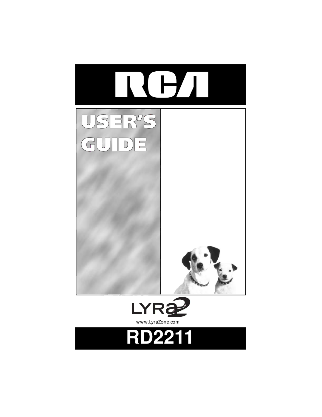 RCA RD2211 manual 