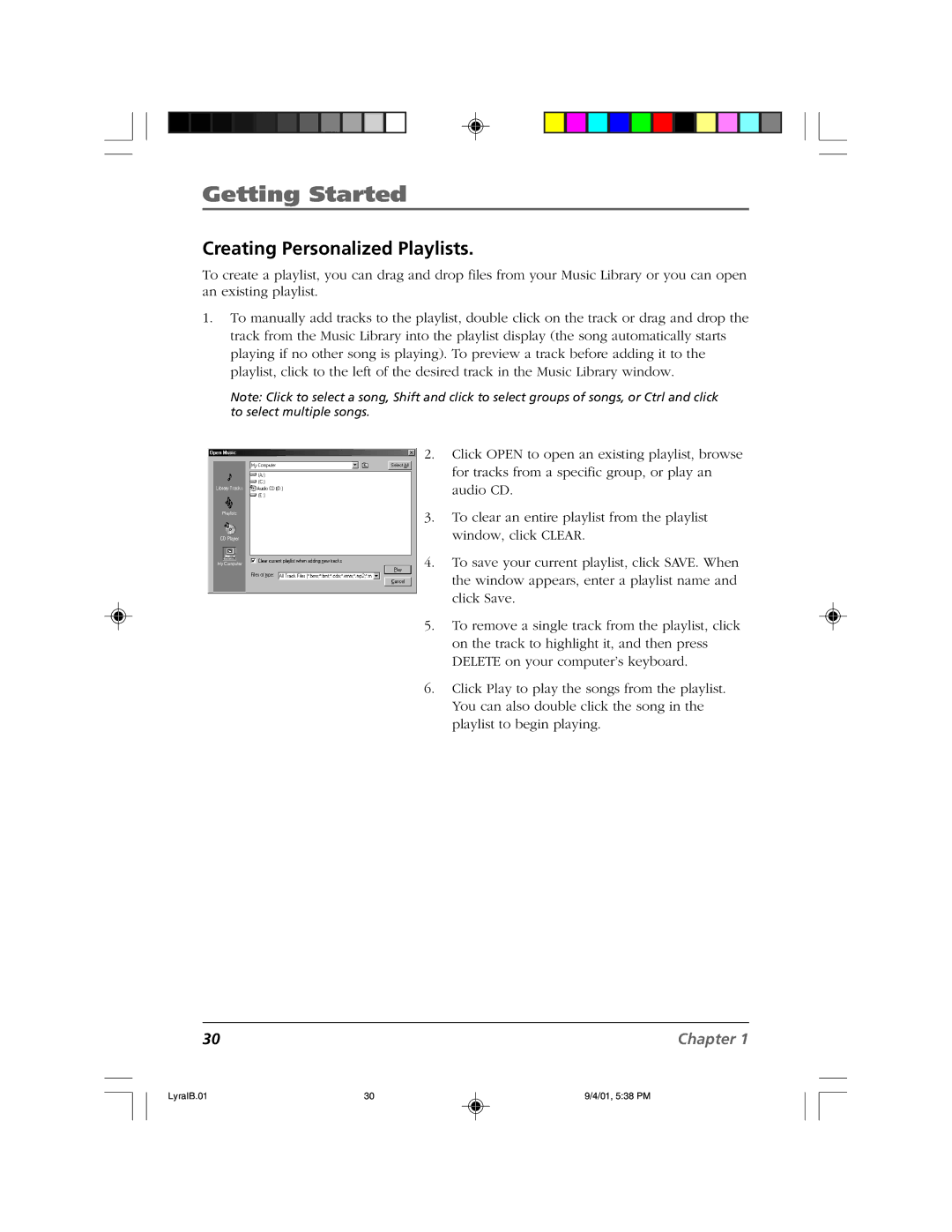 RCA RD2800 manual Creating Personalized Playlists 