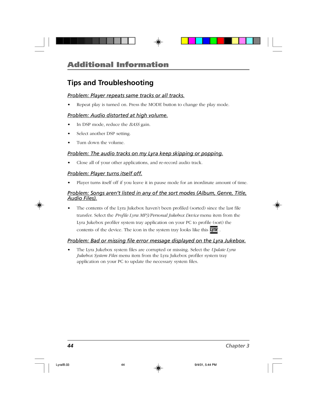 RCA RD2800 manual Additional Information, Tips and Troubleshooting 