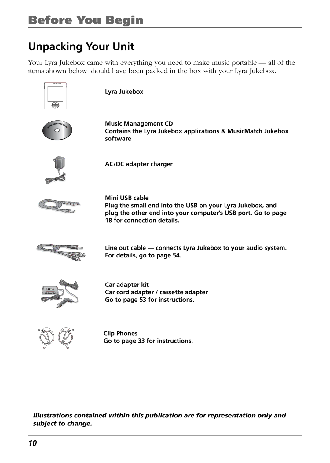 RCA RD2850, RD2854 manual Before You Begin, Unpacking Your Unit 