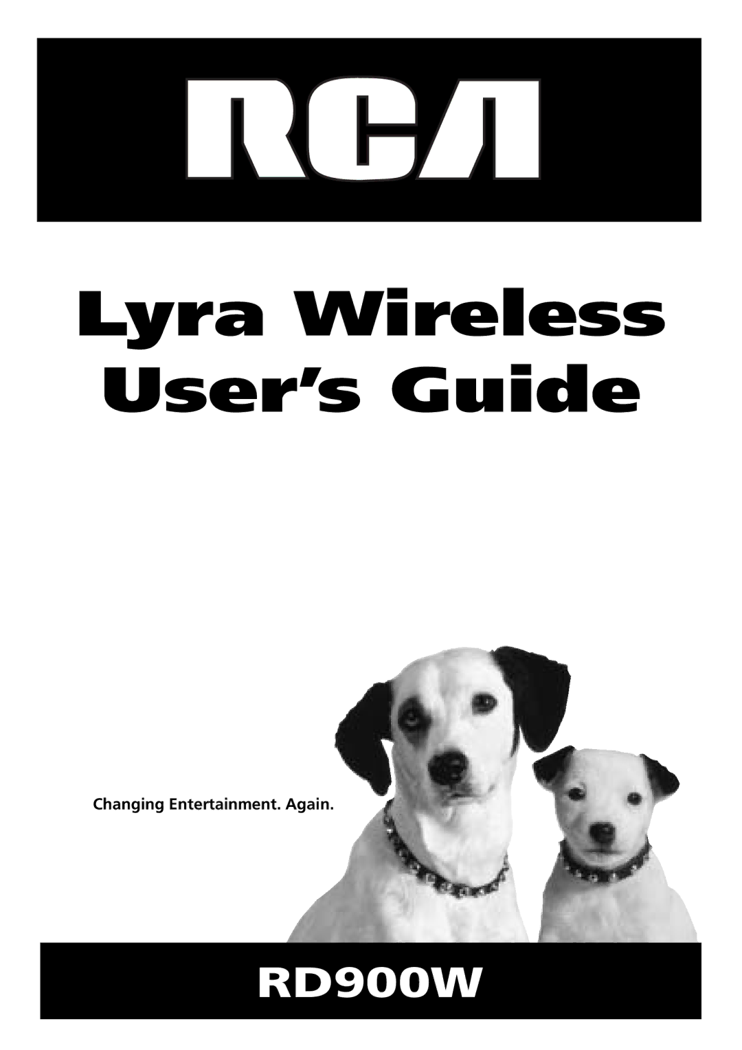 RCA RD900W manual Lyra Wireless User’s Guide, Changing Entertainment. Again 