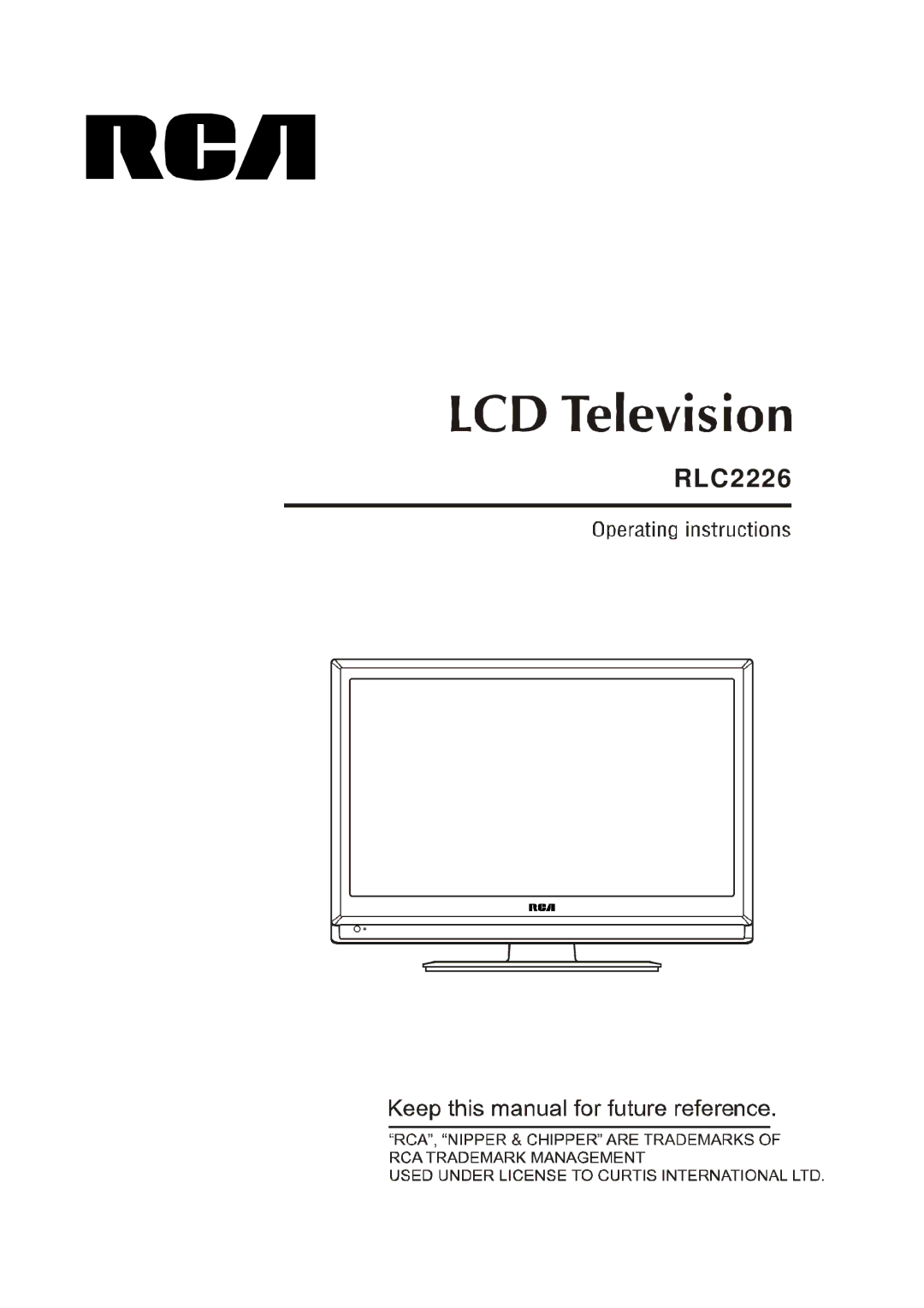 RCA RLC2226 manual 