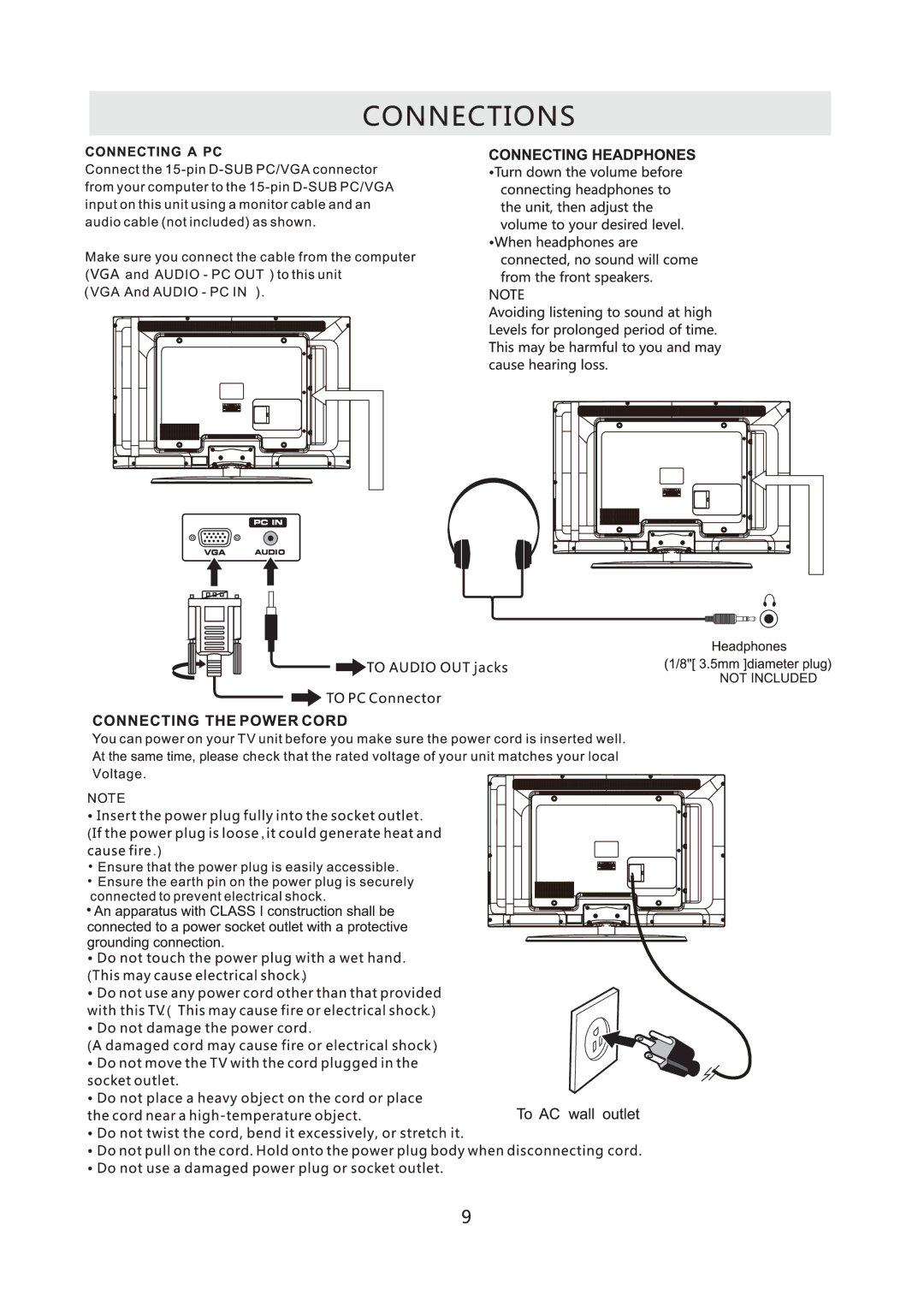 RCA RLC3708A-B manual 