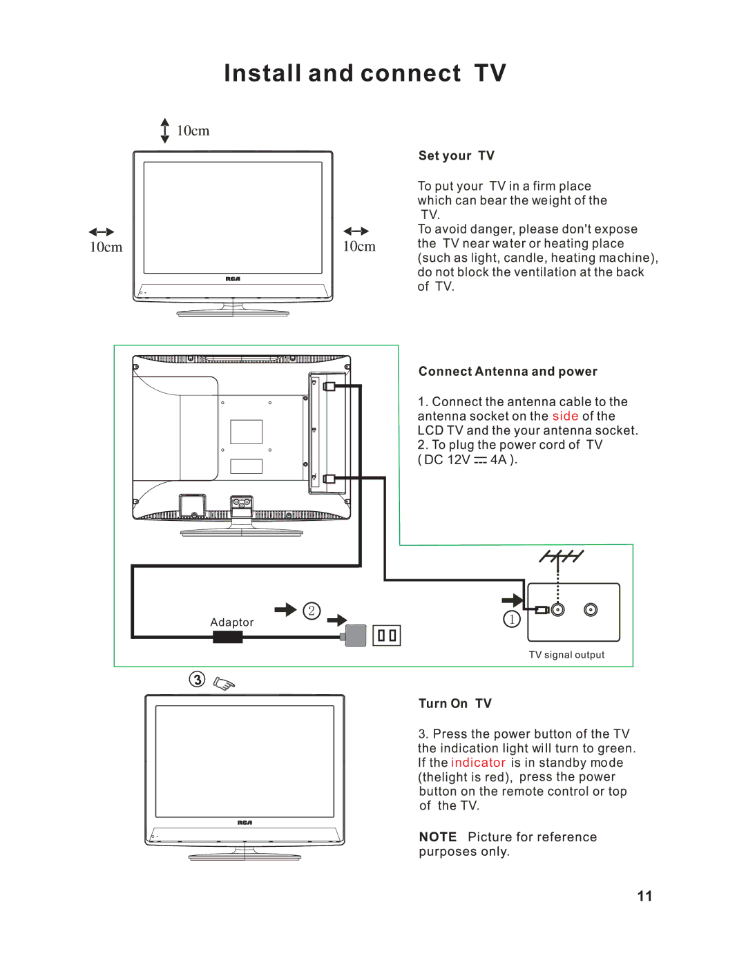 RCA RLCVD1924 instruction manual Side 