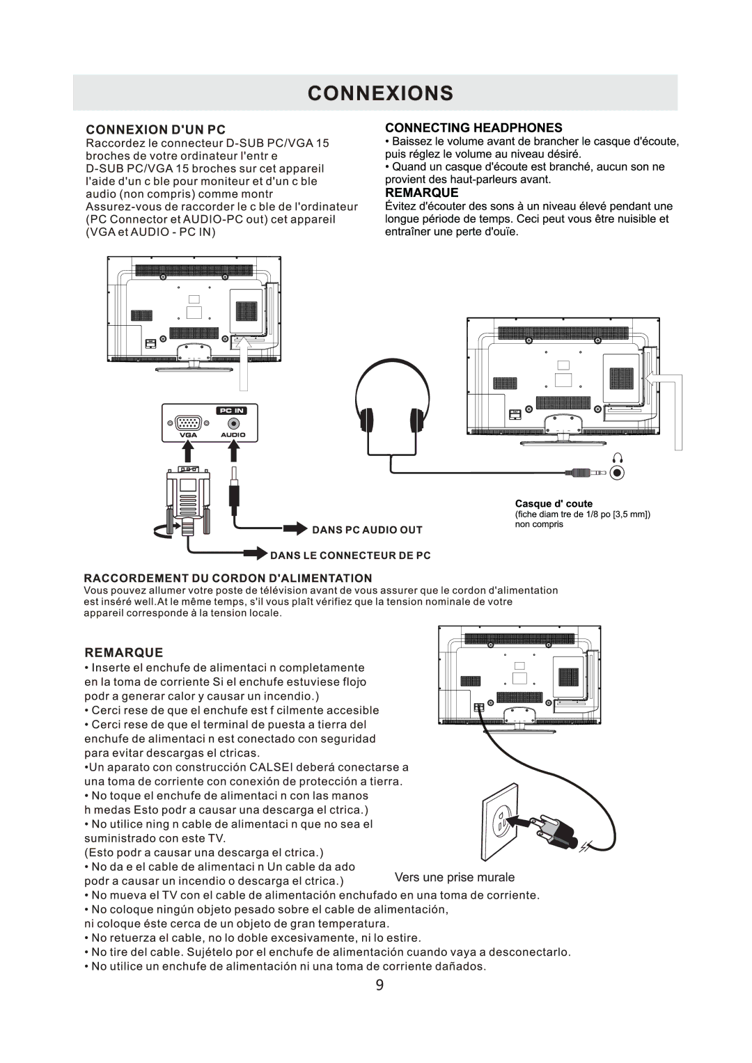 RCA RLED4778A manual 