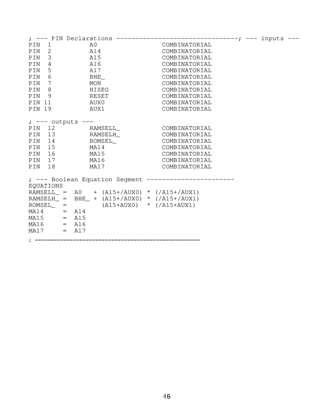 RCA RMB-167 manual Equations 