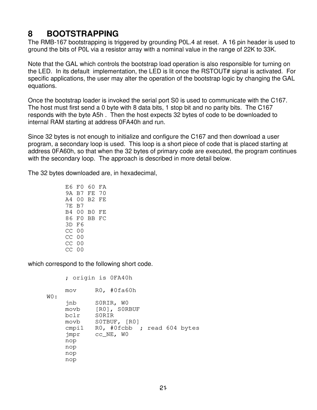 RCA RMB-167 manual Bootstrapping, S0RIR 