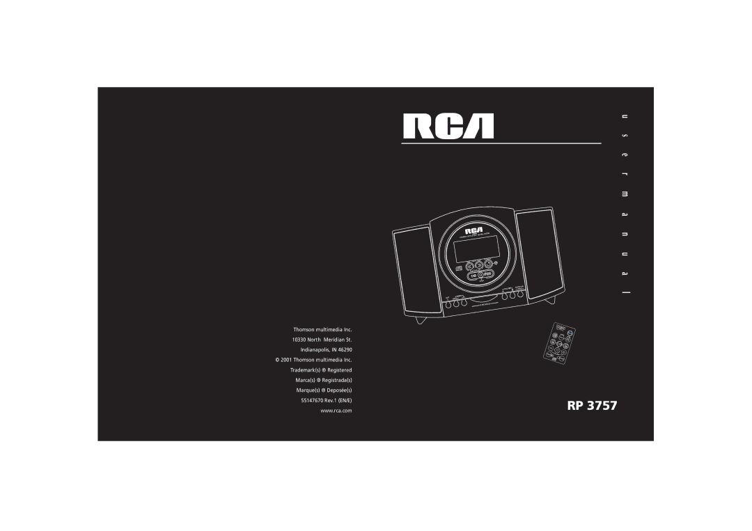 RCA RP 3757 user manual Snooze 