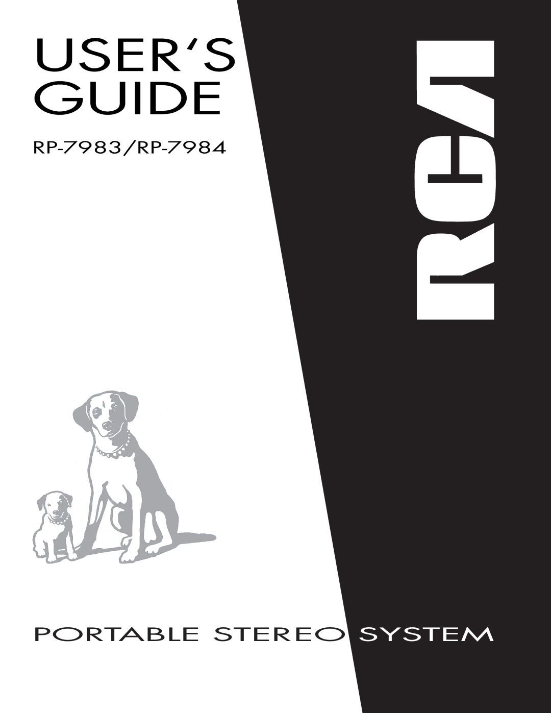 RCA RP-7984, RP-7983 manual USER‘S Guide 