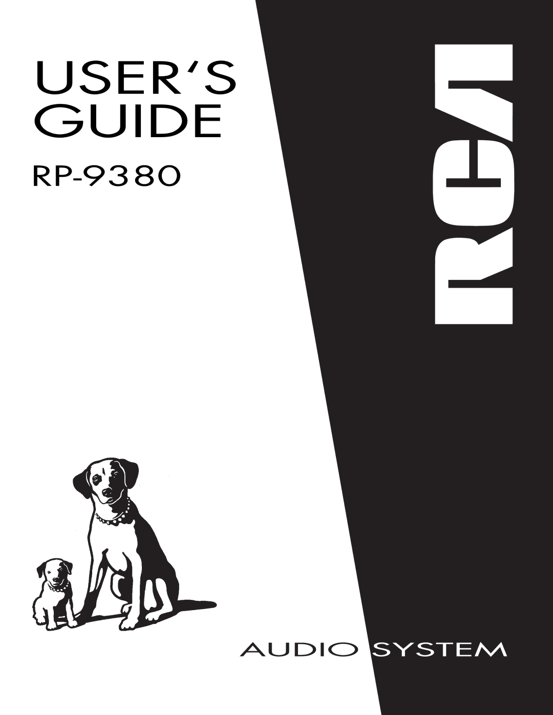 RCA RP-9380 manual USER‘S Guide 