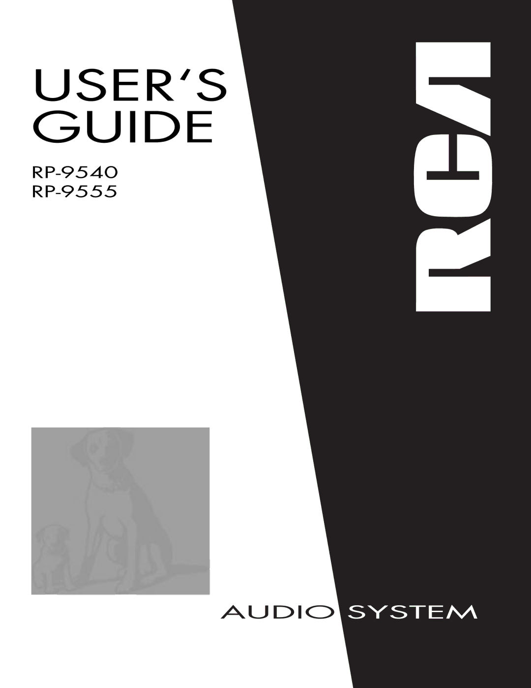 RCA RP-9555, RP-9540 manual USER‘S Guide 