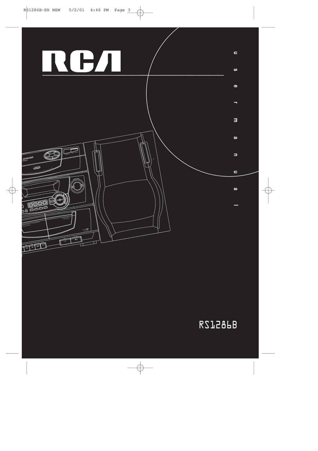 RCA RS1286B manual 