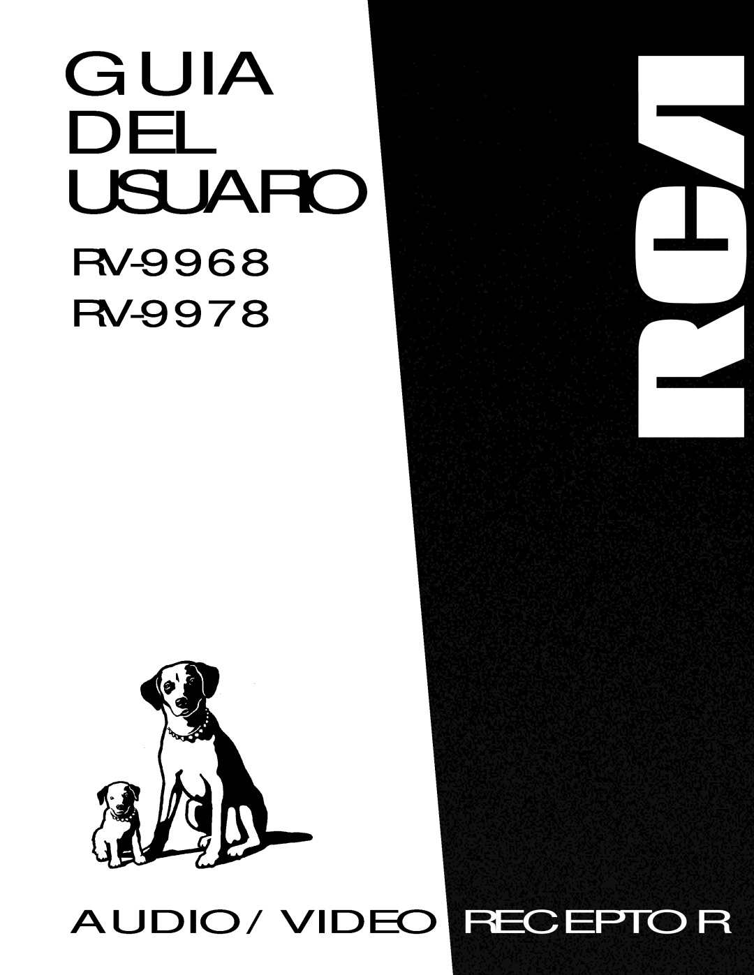 RCA manual Guia Del Usuario, Audio/Video Receptor, RV-9968 RV-9978 