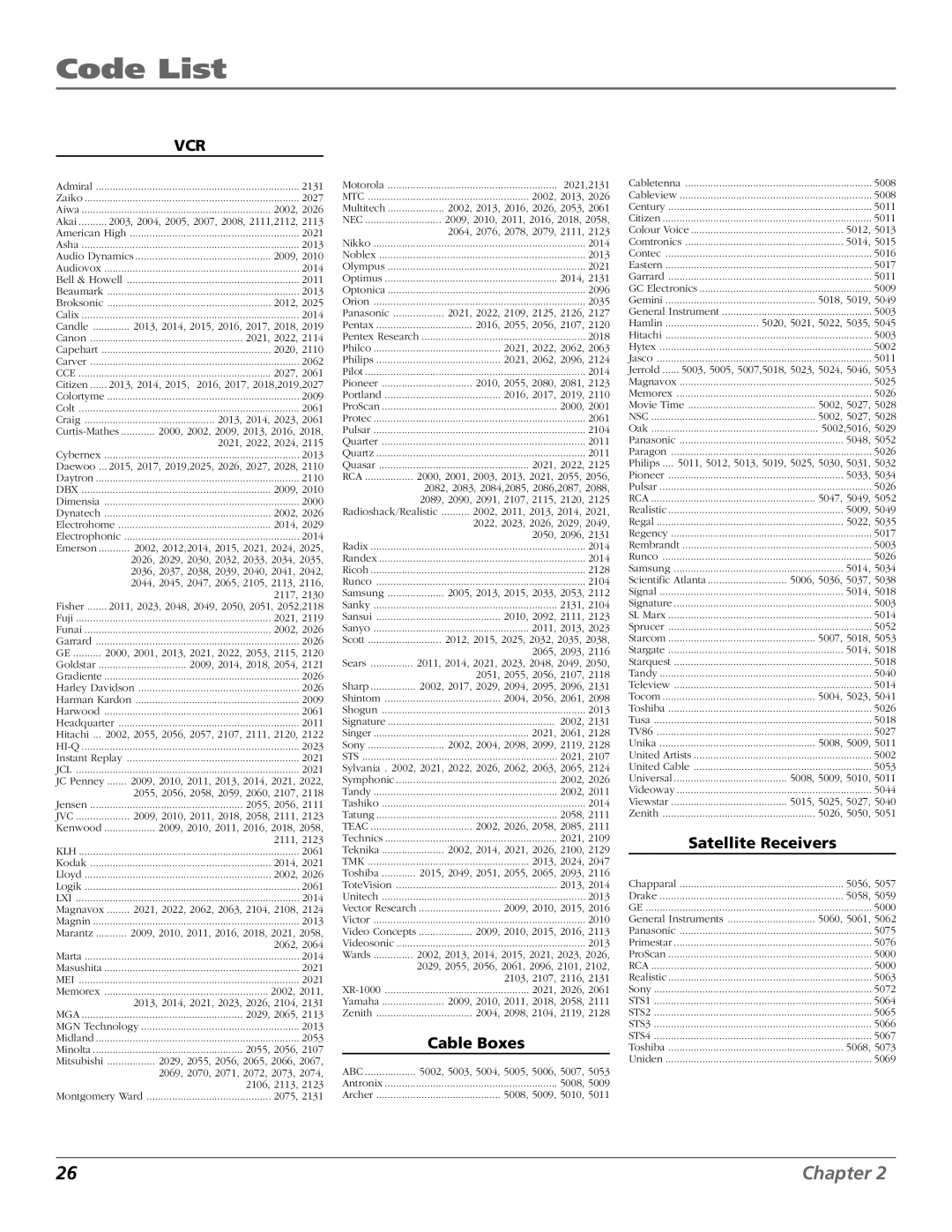 RCA Satellite TV System manual Vcr 