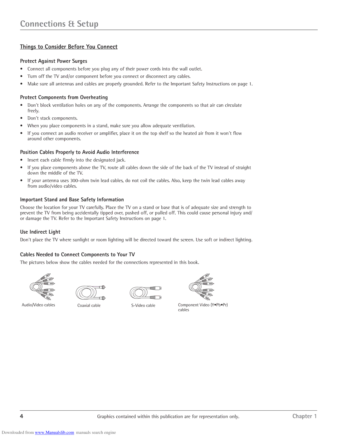 RCA scenium manual Things to Consider Before You Connect 