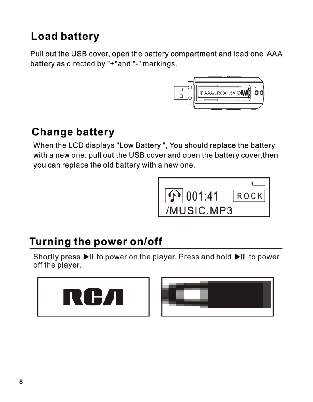 RCA TC1200, TC1201, TC1202 manual 