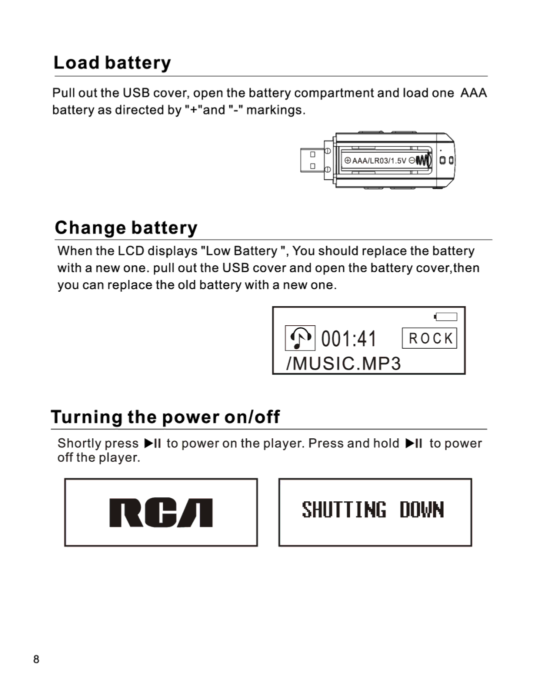 RCA TC1200, TC1201, TC1202 manual 