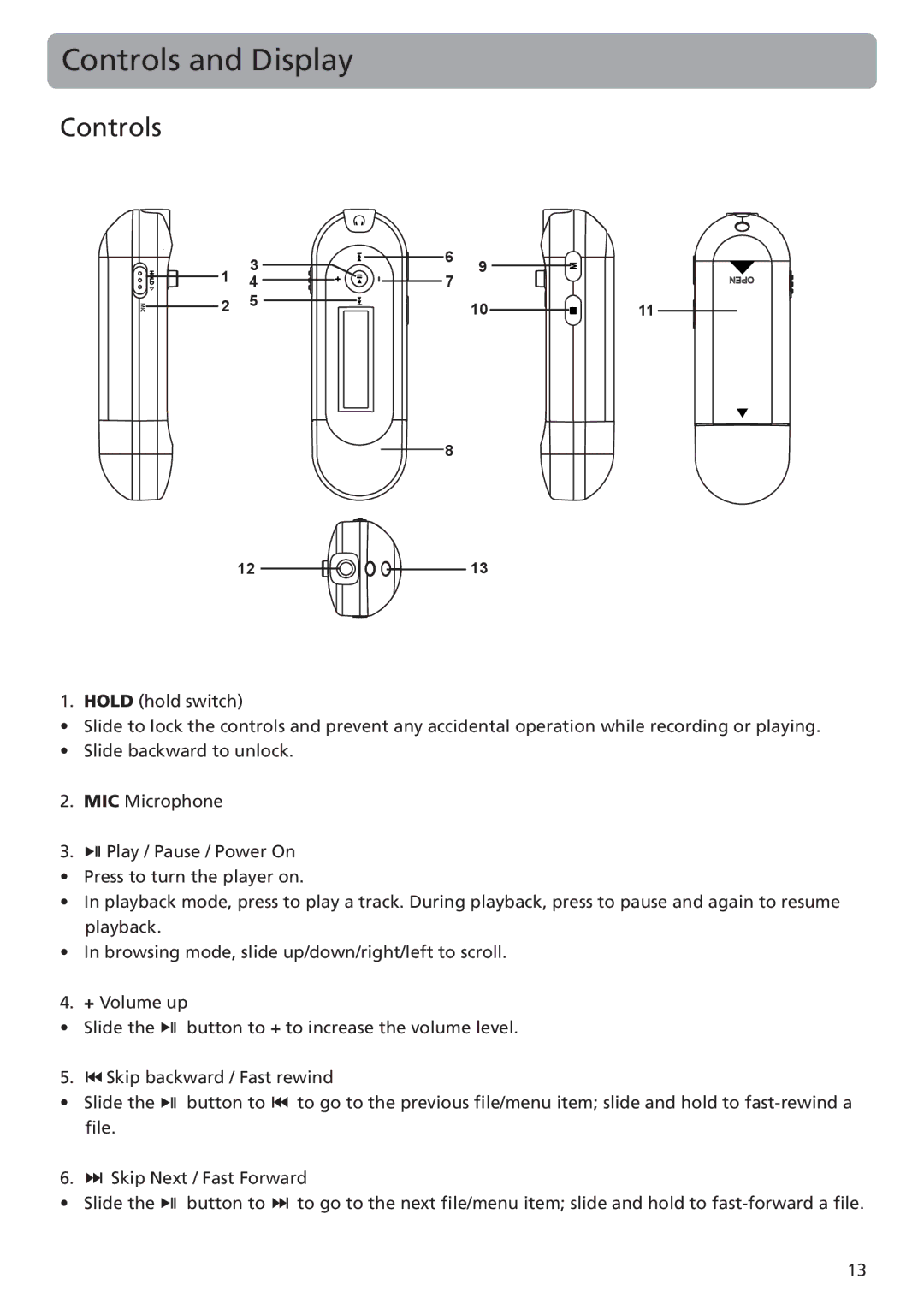 RCA TC1402, TC1401 user manual Controls and Display 