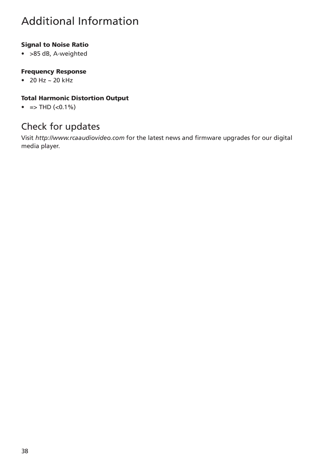 RCA TC1401, TC1402 user manual Check for updates 