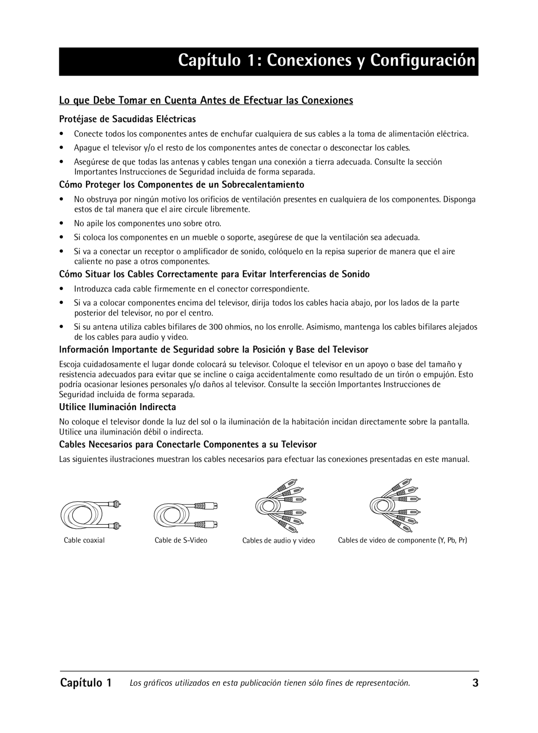 RCA Televison manual Protéjase de Sacudidas Eléctricas, Cómo Proteger los Componentes de un Sobrecalentamiento 