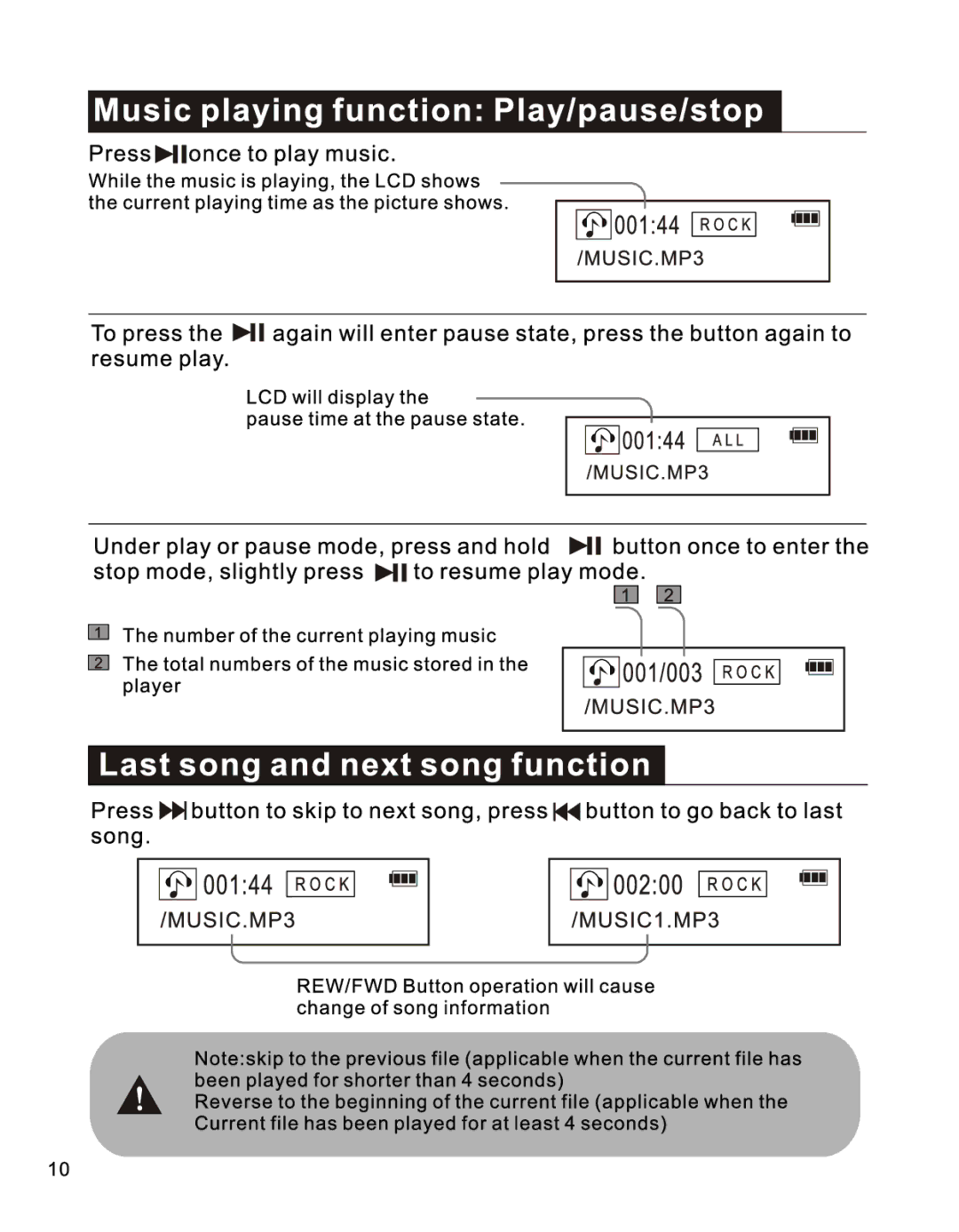 RCA TH1010, TH102, TH1011, TH103 manual 