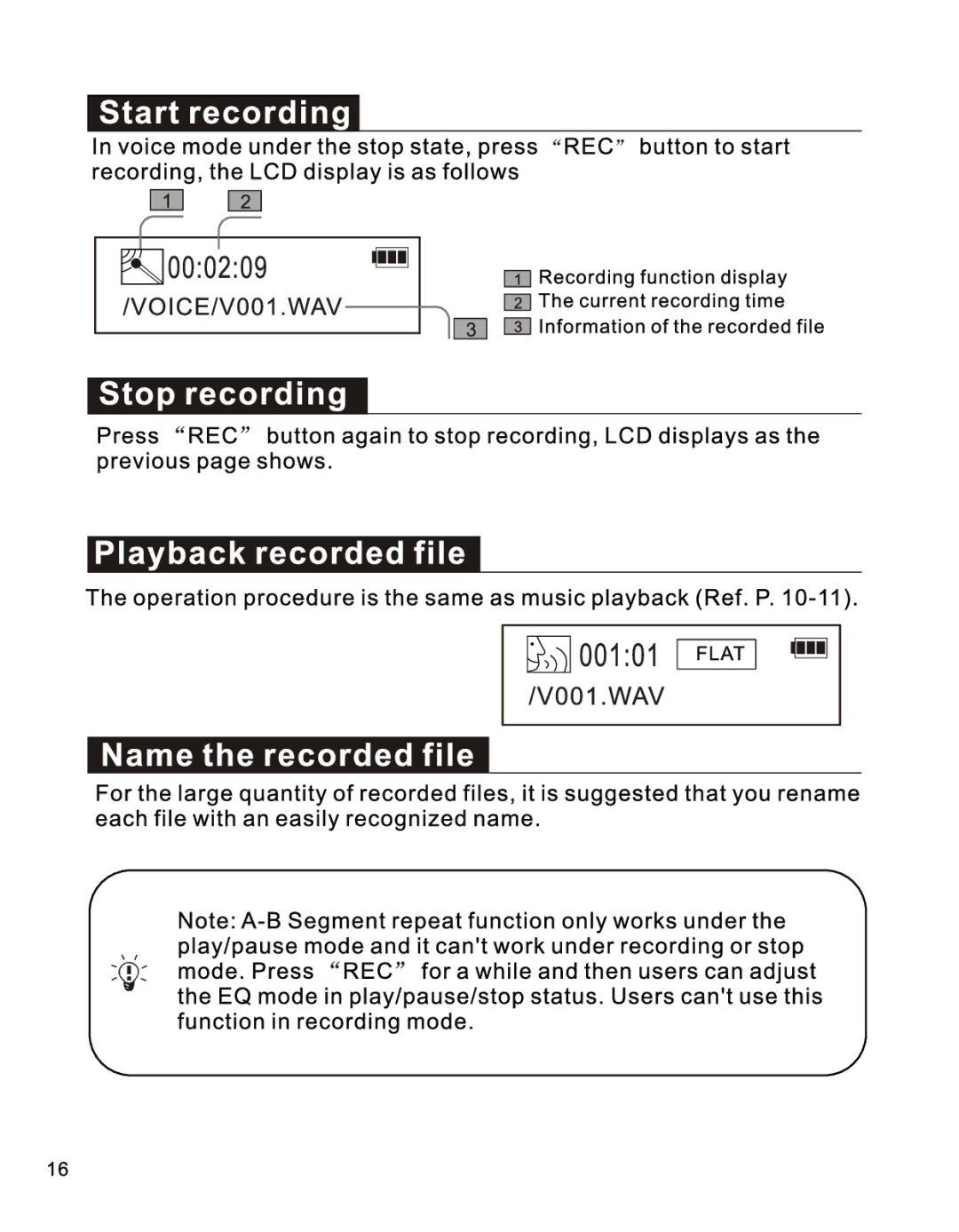 RCA TH103, TH1010, TH102, TH1011 manual 