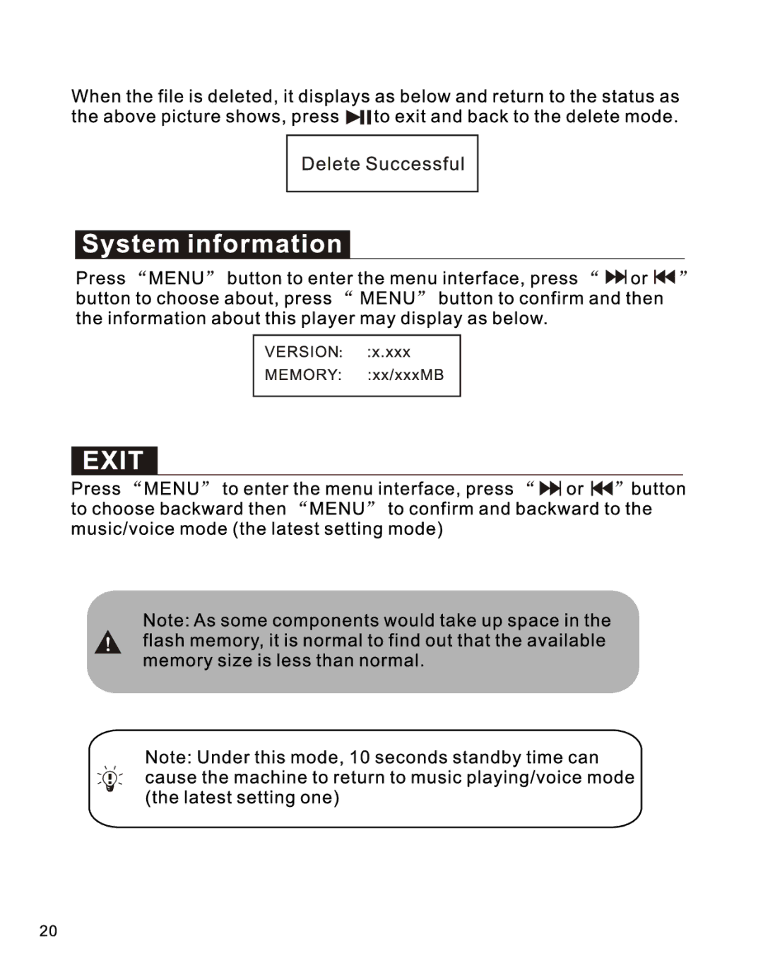 RCA TH1010, TH102, TH1011, TH103 manual 