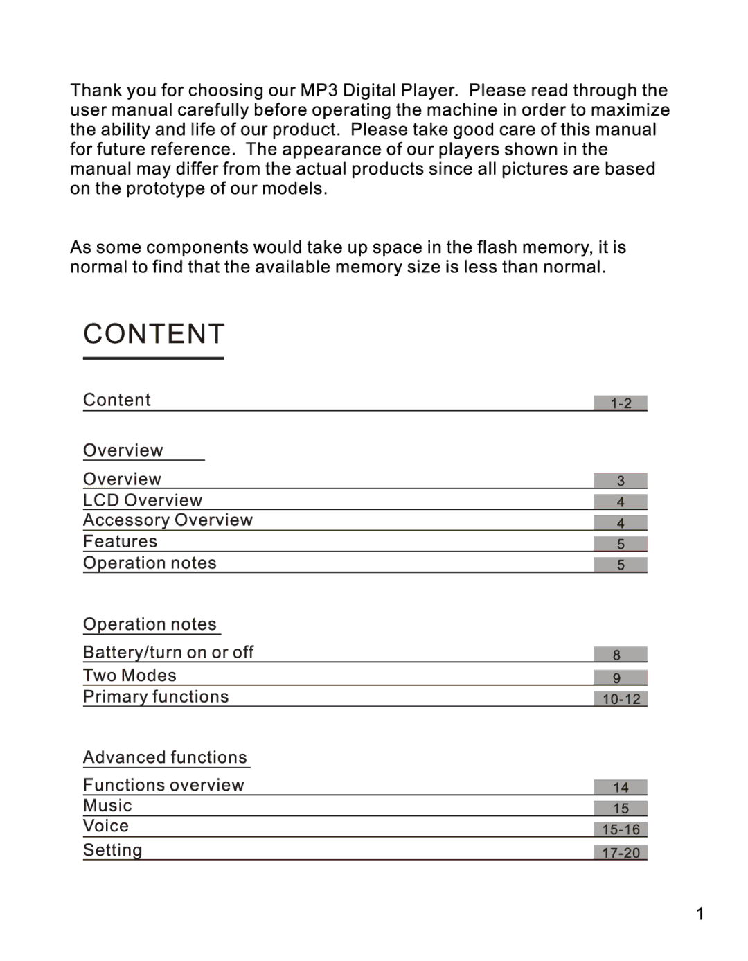 RCA TH103, TH1010, TH102, TH1011 manual 