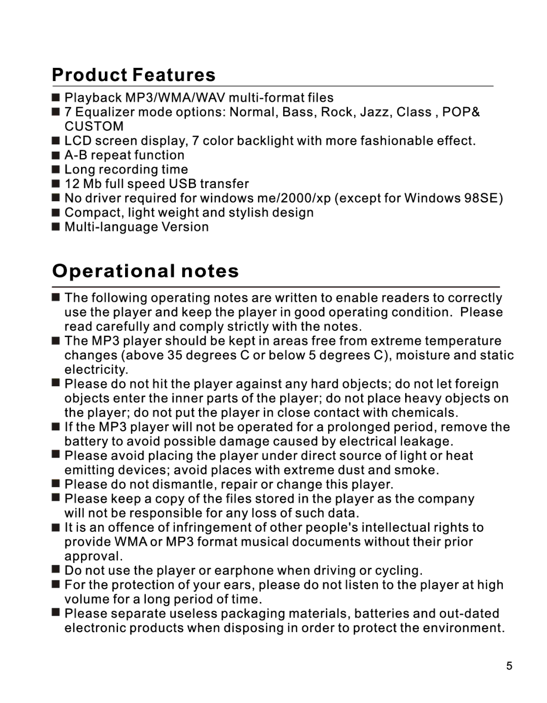 RCA TH1010, TH102, TH1011, TH103 manual 