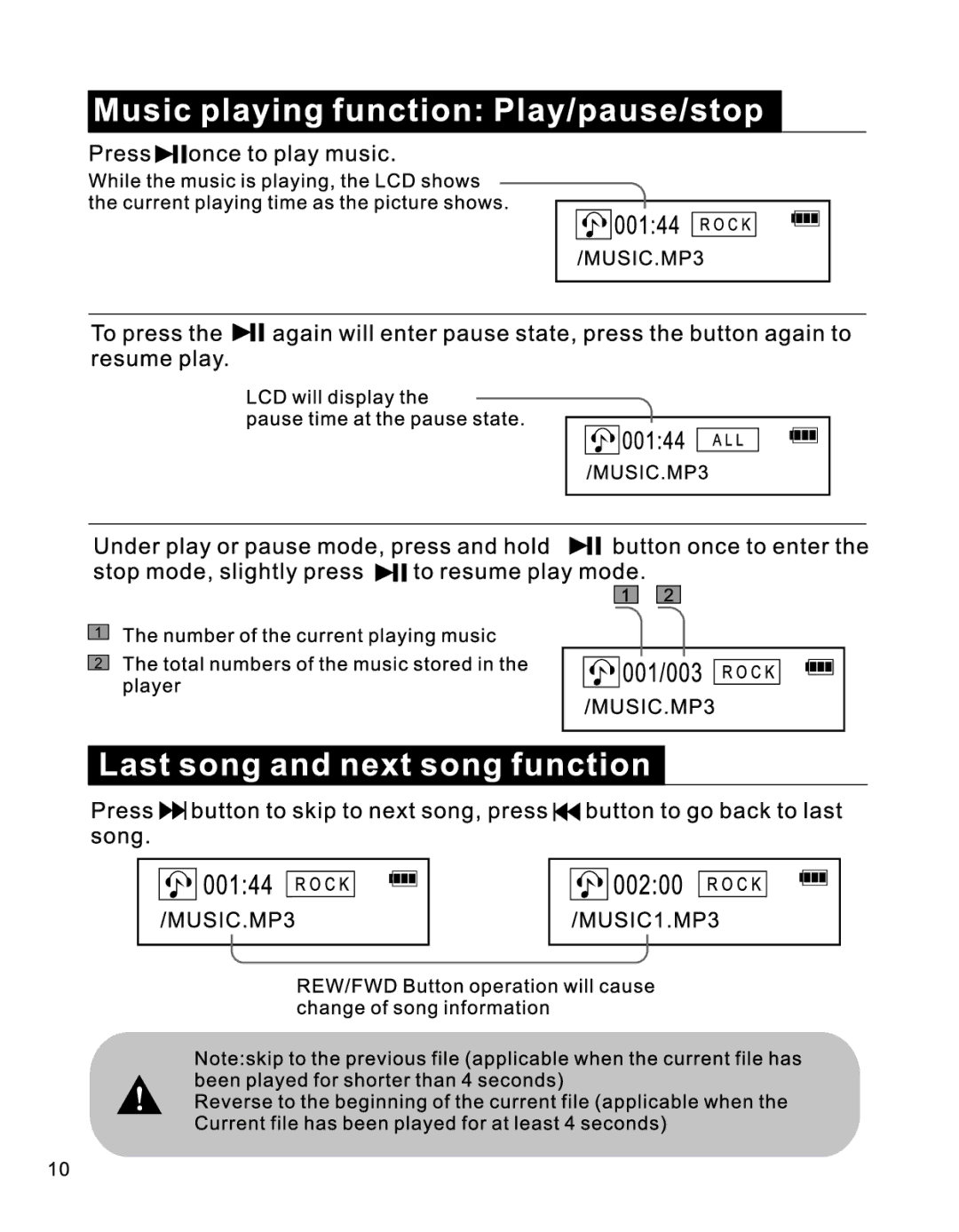 RCA TH1032, TH1012, TH1022 manual 