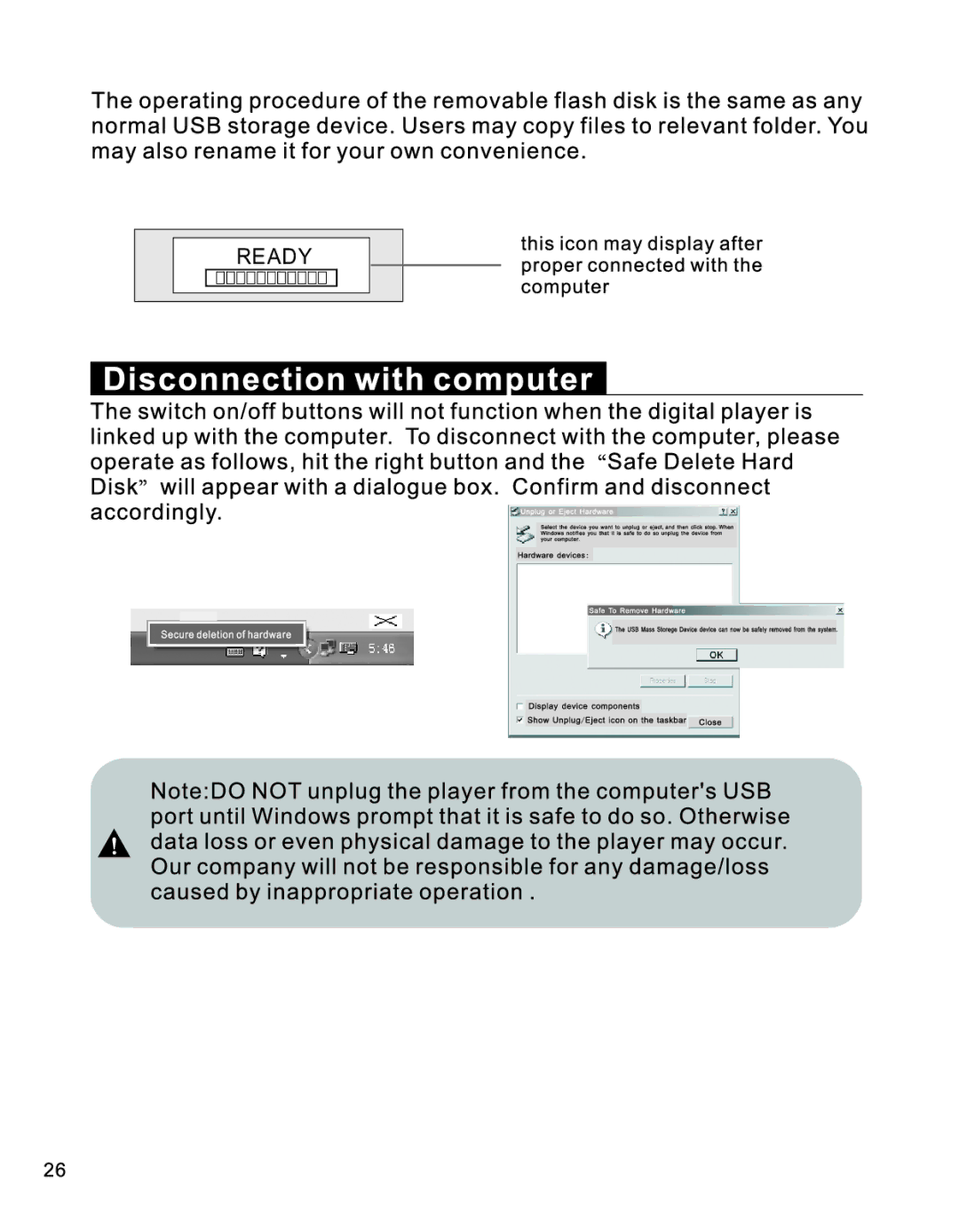 RCA TH1022, TH1012, TH1032 manual Ready 