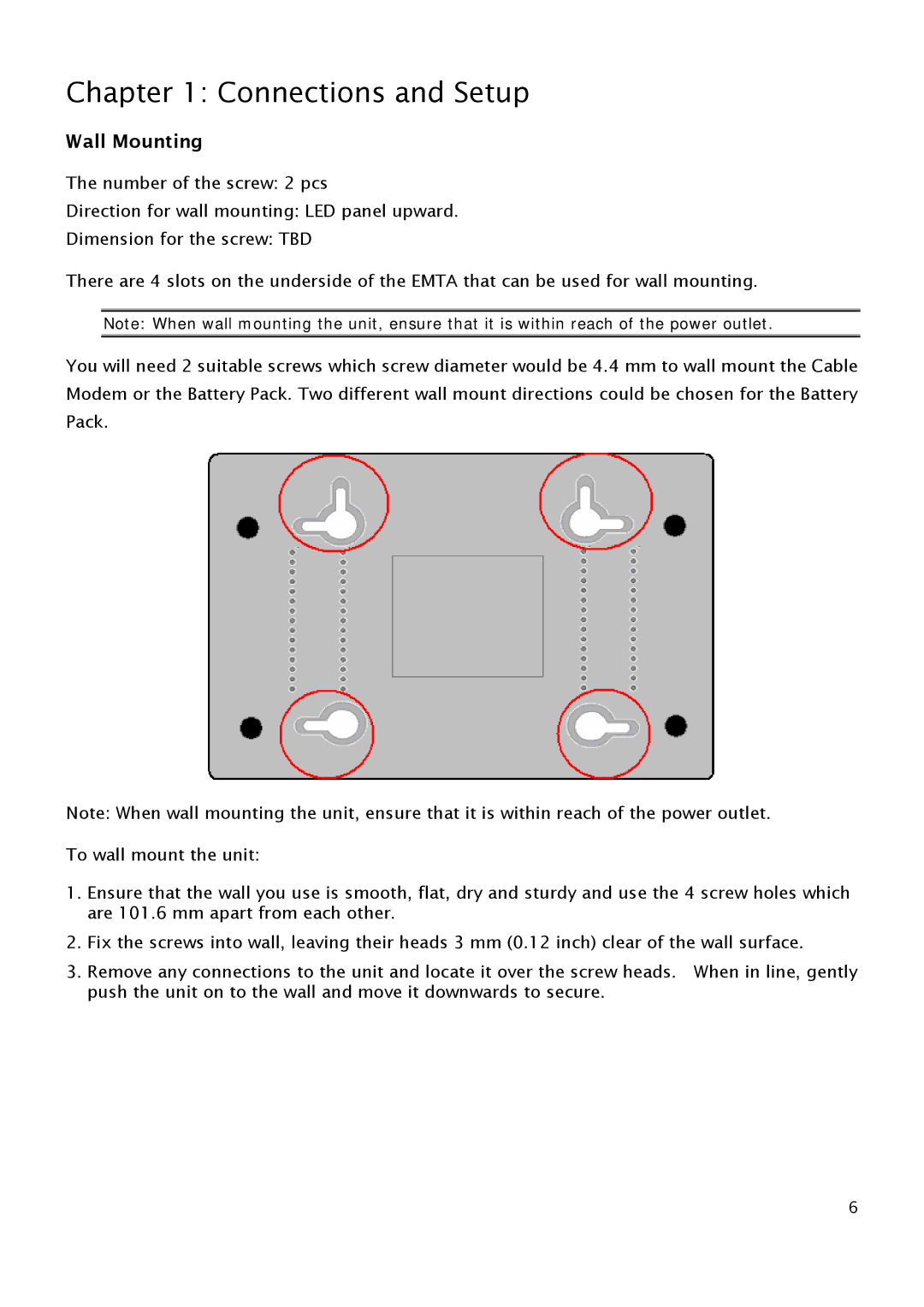 RCA THG540 user manual Wall Mounting 