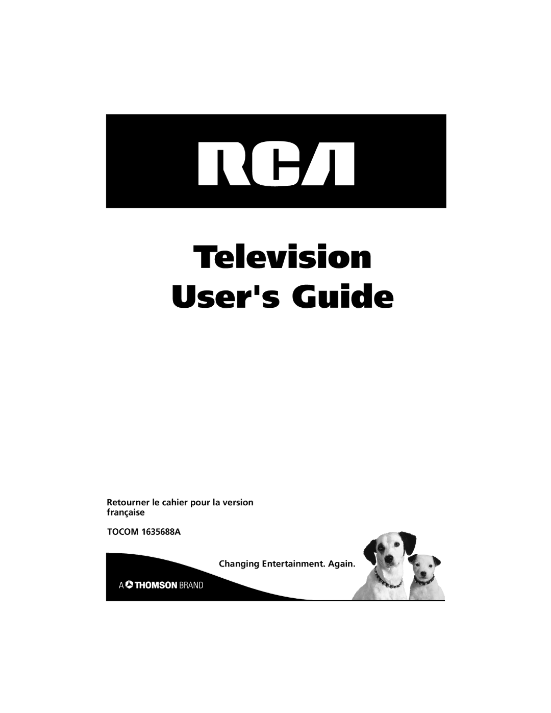 RCA Thomson manual Television Users Guide 