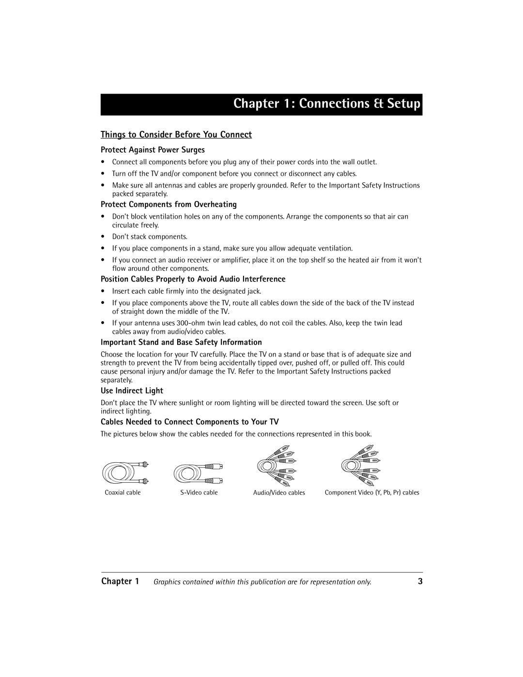 RCA Thomson manual Things to Consider Before You Connect, Chapter 