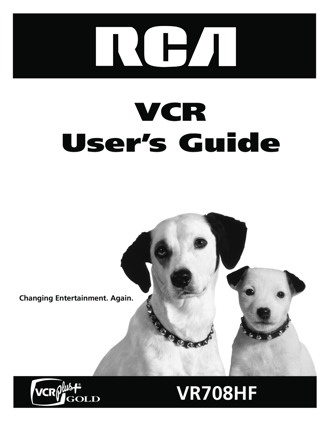 RCA VCR VR708HF manual Vcr, Changing Entertainment. Again 