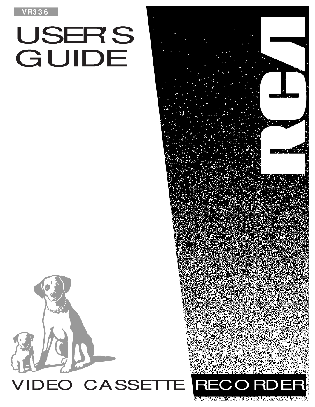 RCA VR336 manual User’S Guide, Video Cassette Recorder 